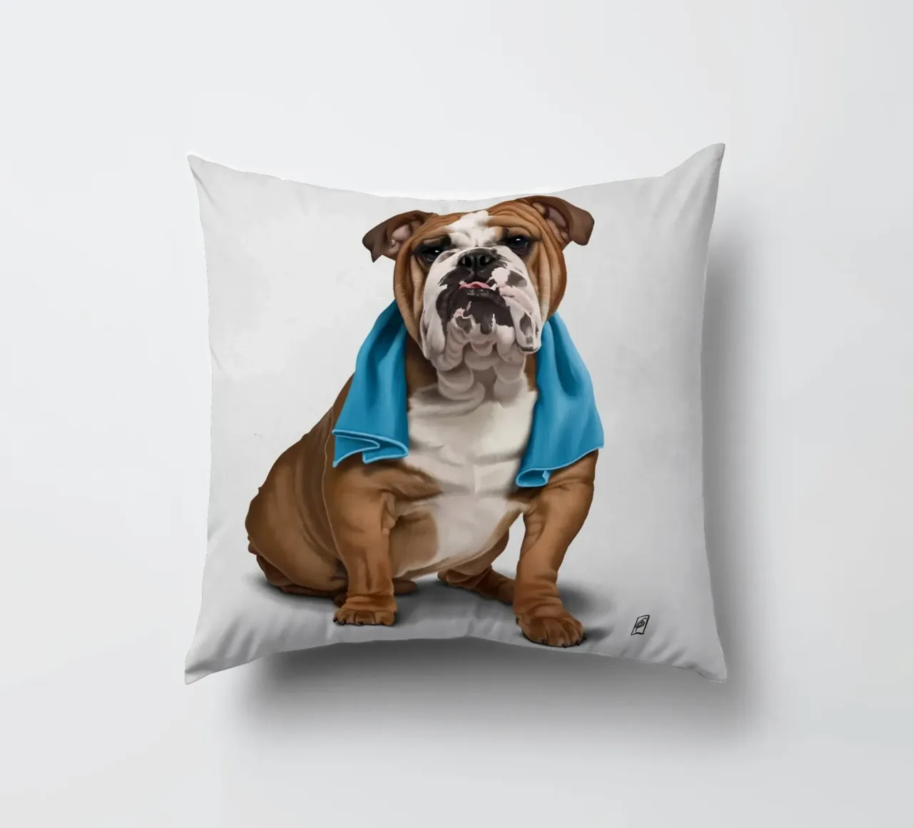 Bull (Wordless) cuscino da Rob Art | Illustration