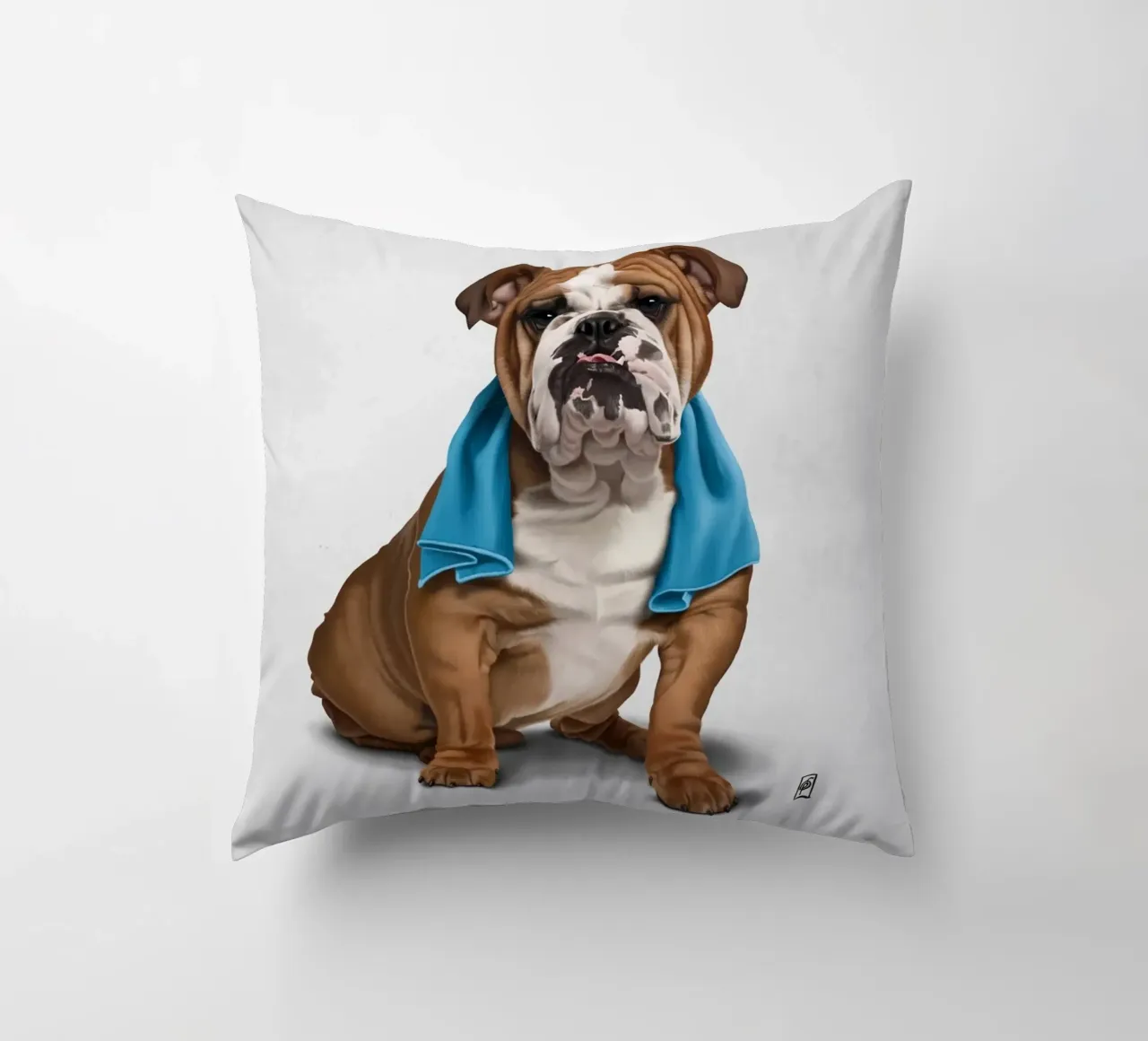 Bull (Wordless) cuscino da Rob Art | Illustration