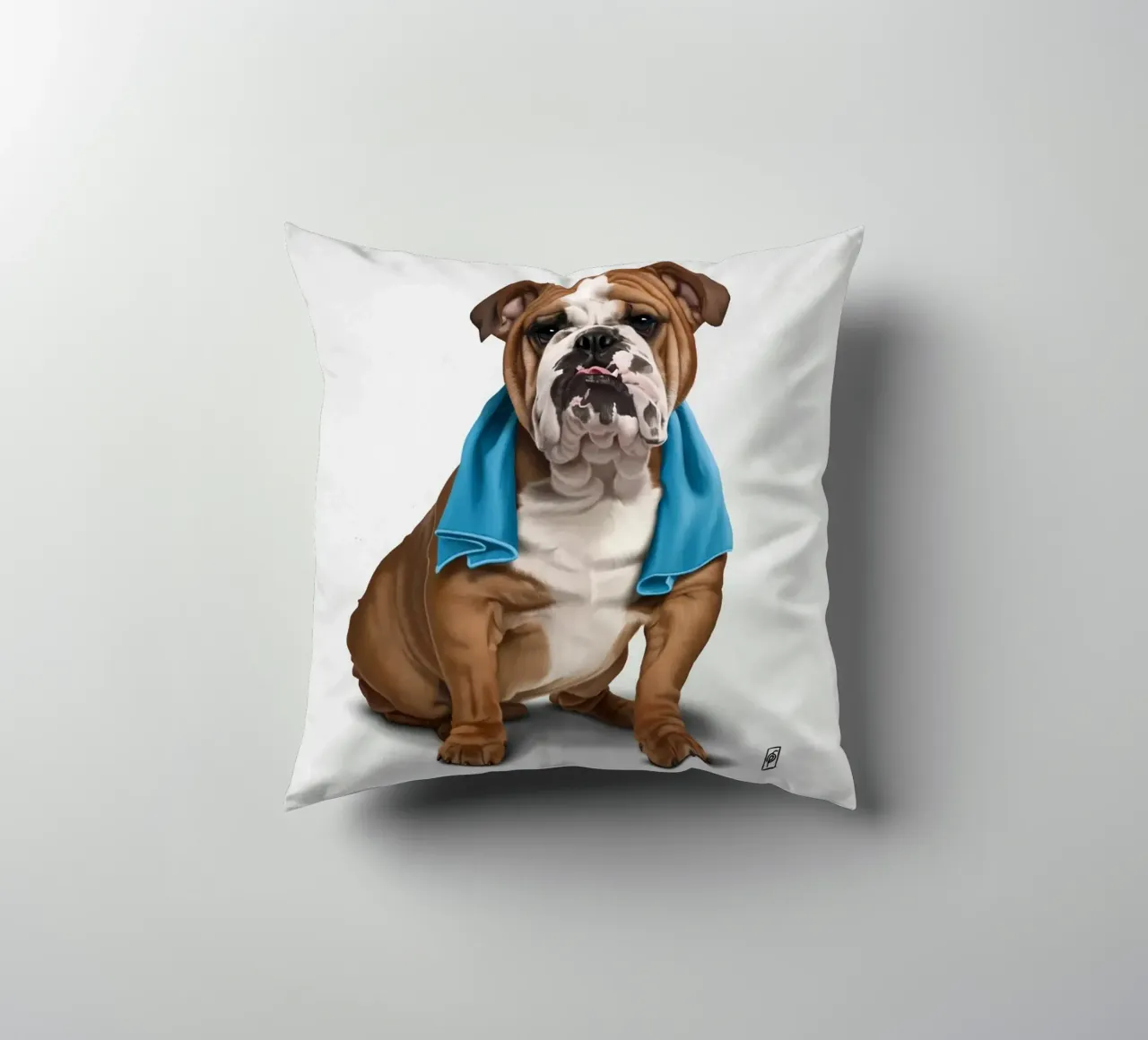 Bull (Wordless) cuscino da Rob Art | Illustration