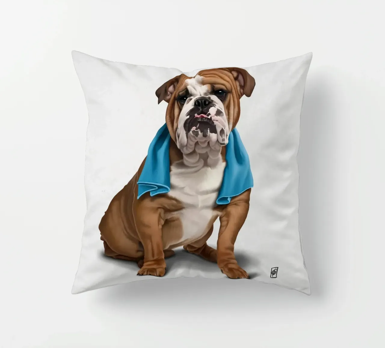 Bull (Wordless) cuscino da Rob Art | Illustration