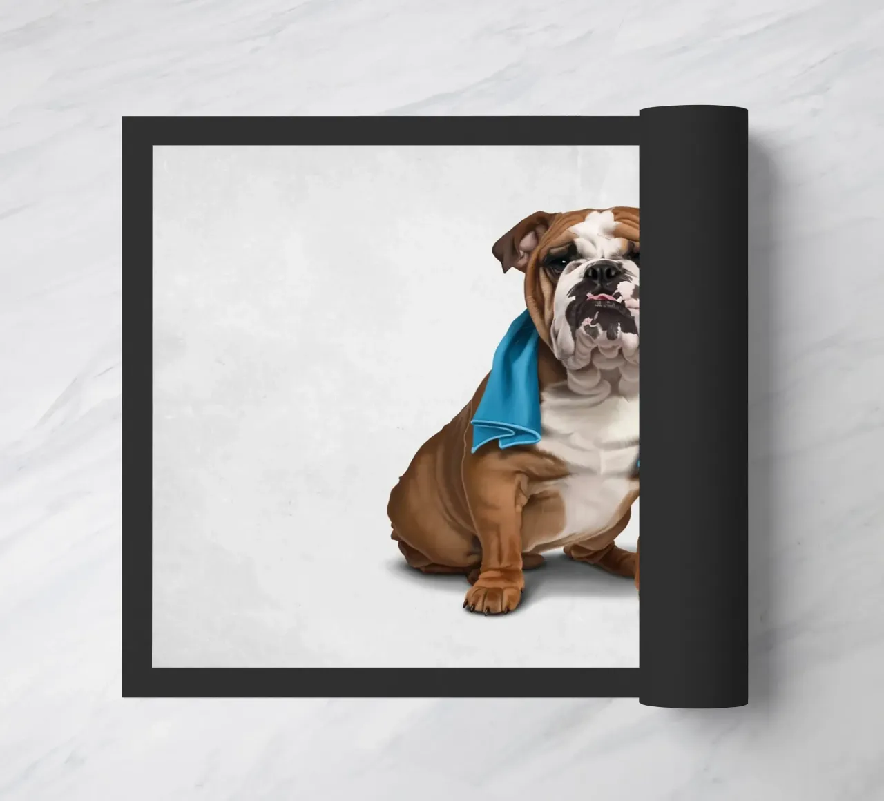 Bull (Wordless) doormat by Rob Art | Illustration