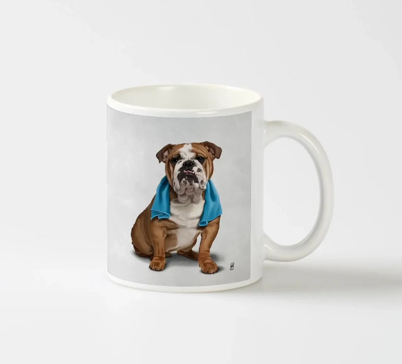 Bull (Wordless) tazza in ceramica da Rob Art | Illustration