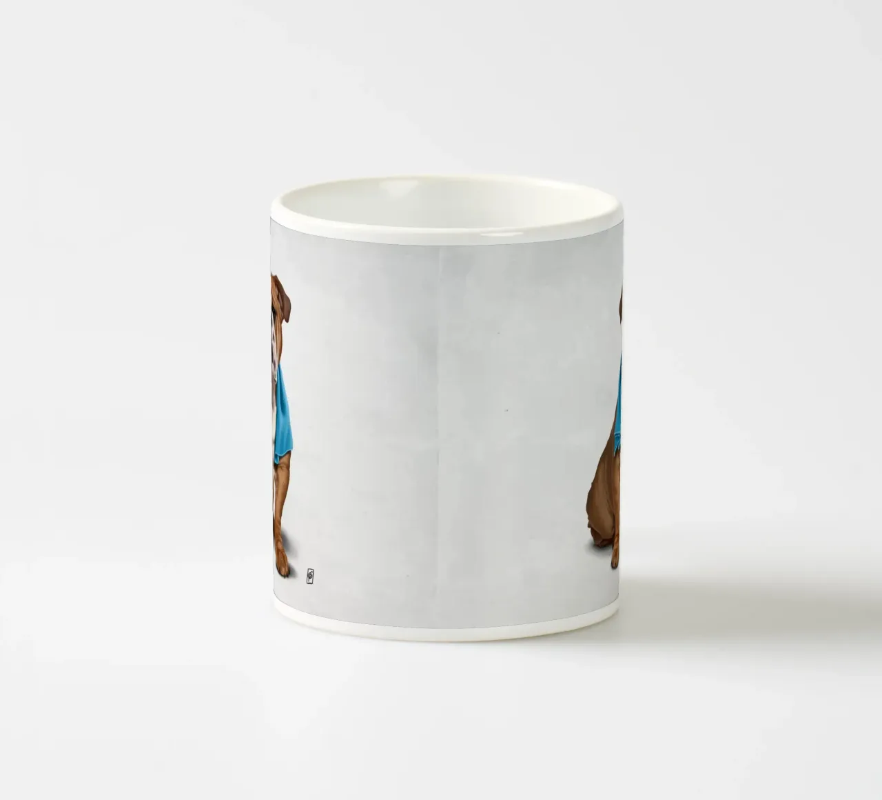 Bull (Wordless) tazza in ceramica da Rob Art | Illustration