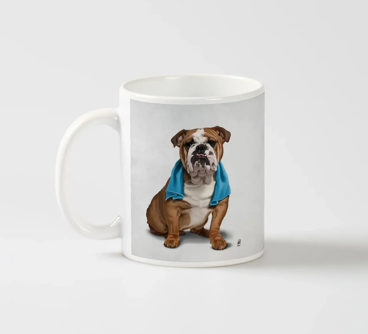 Bull (Wordless) tazza in ceramica da Rob Art | Illustration