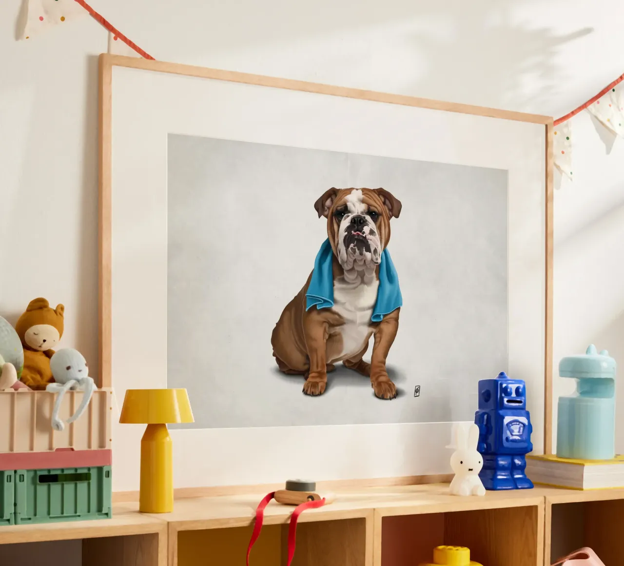 Bull (Wordless) poster by Rob Art | Illustration