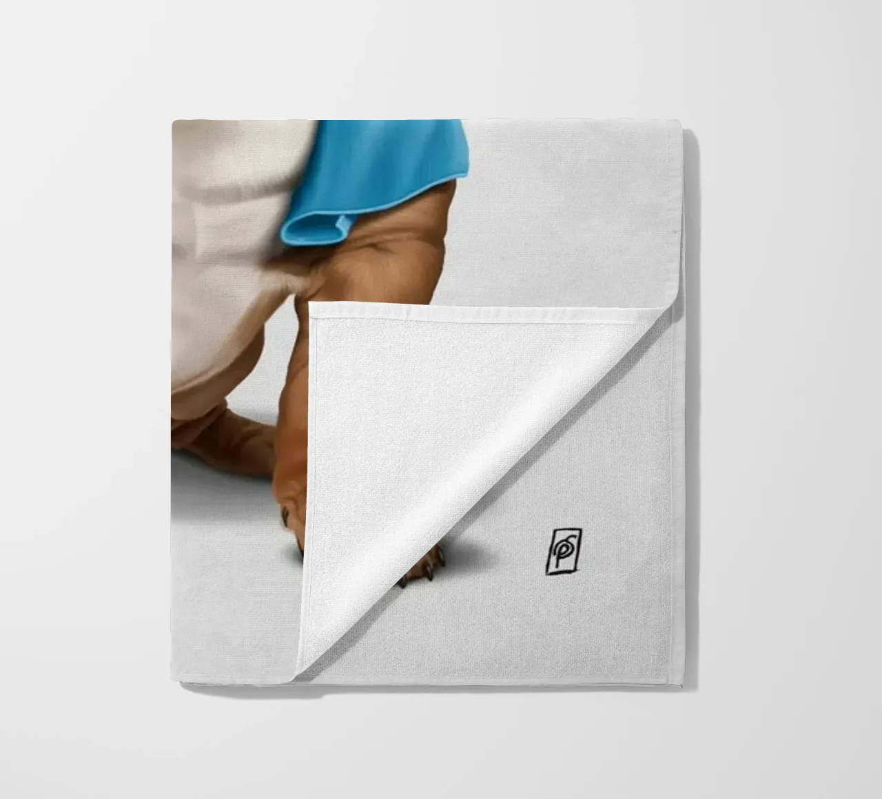 Bull (Wordless) toalla de playa de Rob Art | Illustration