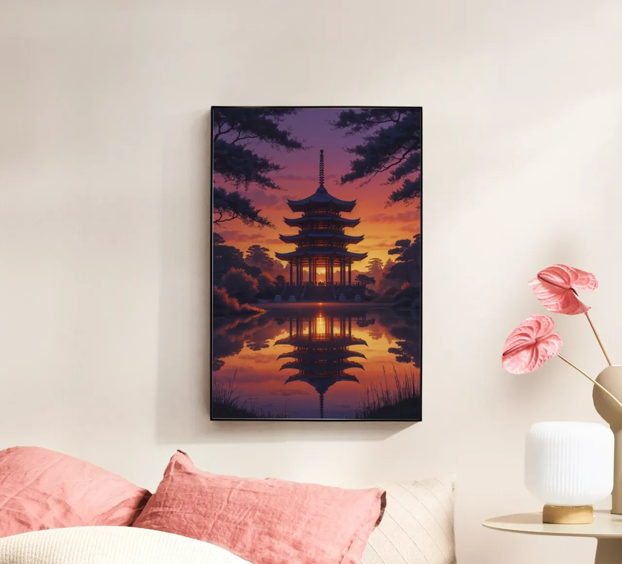 The Illuminated Pagoda of Toji Temple plexiglass da AlbertKlee