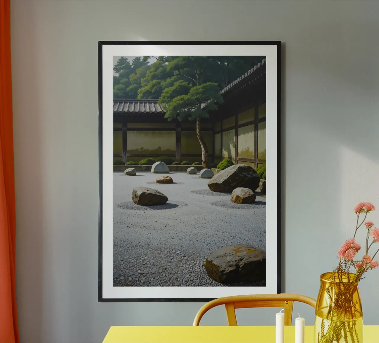 Serenity of the Stone Garden poster da AlbertKlee