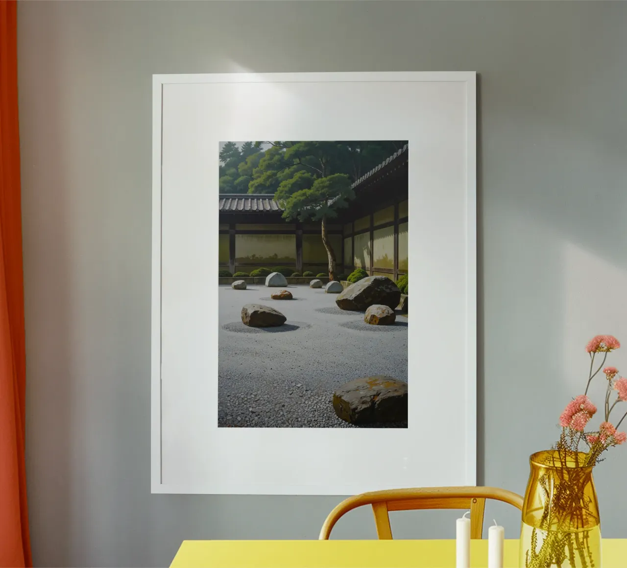 Serenity of the Stone Garden poster da AlbertKlee