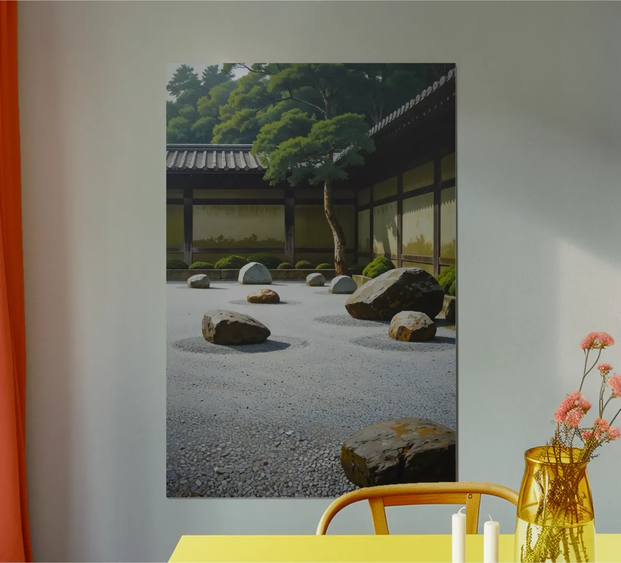 Serenity of the Stone Garden poster da AlbertKlee