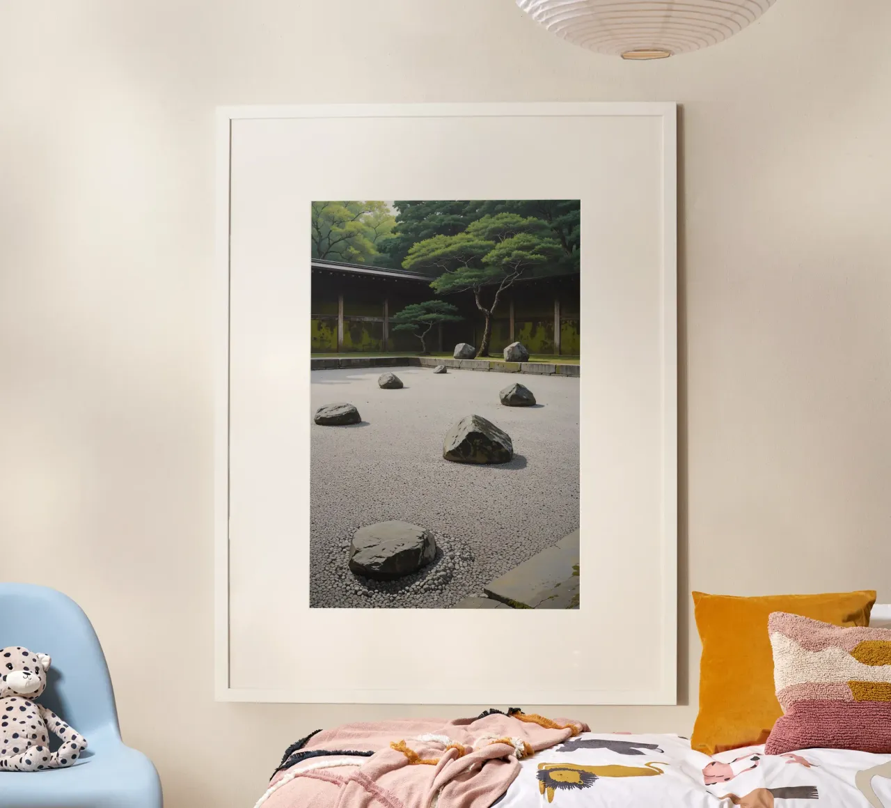 Timeless Zen Harmony poster con telaio in plastica da AlbertKlee