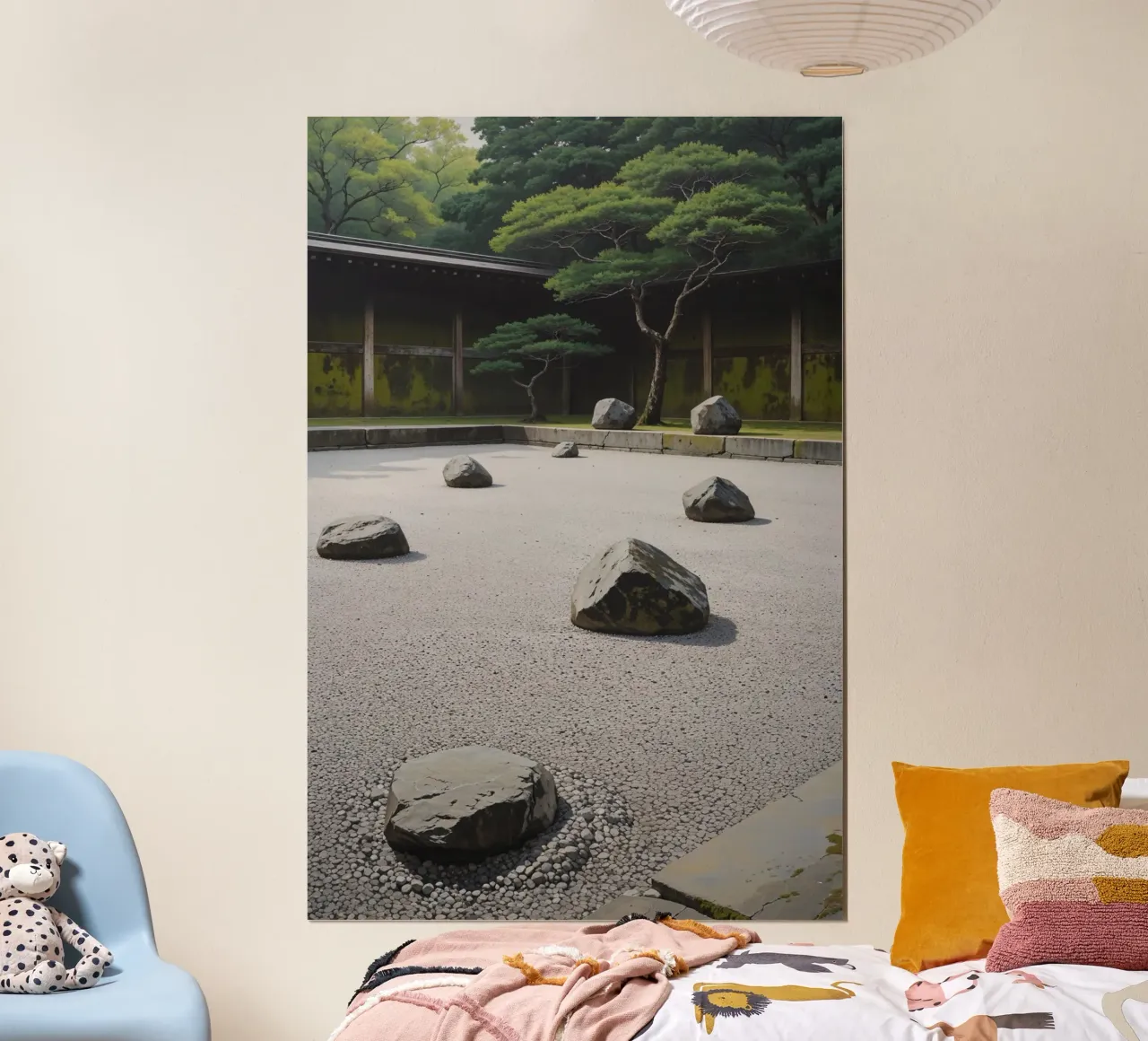 Timeless Zen Harmony poster con telaio in plastica da AlbertKlee