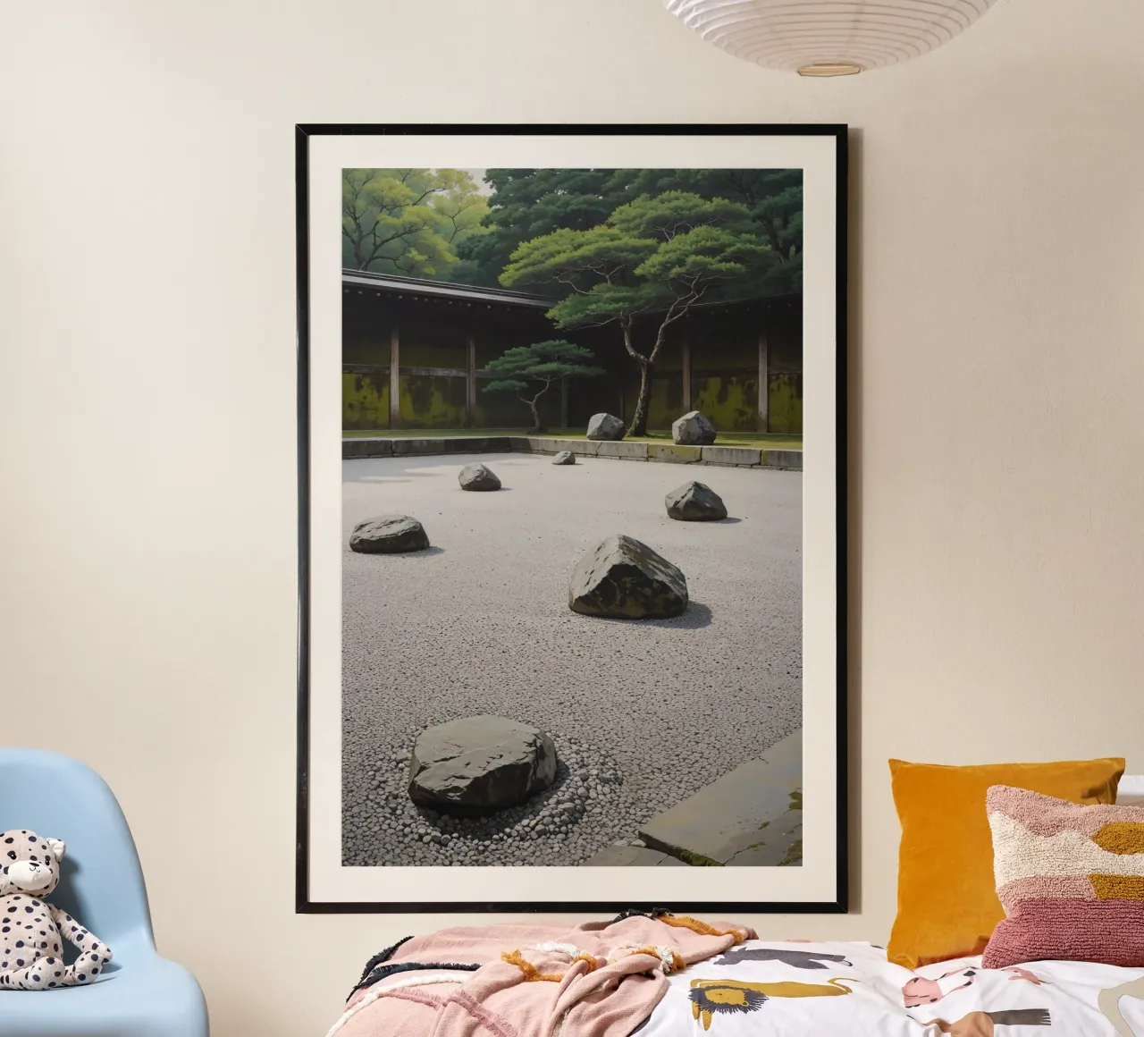 Timeless Zen Harmony poster con telaio in plastica da AlbertKlee