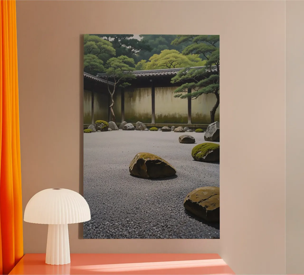 Zen Aesthetics Unveiled tela con Cornice a cassetta da AlbertKlee