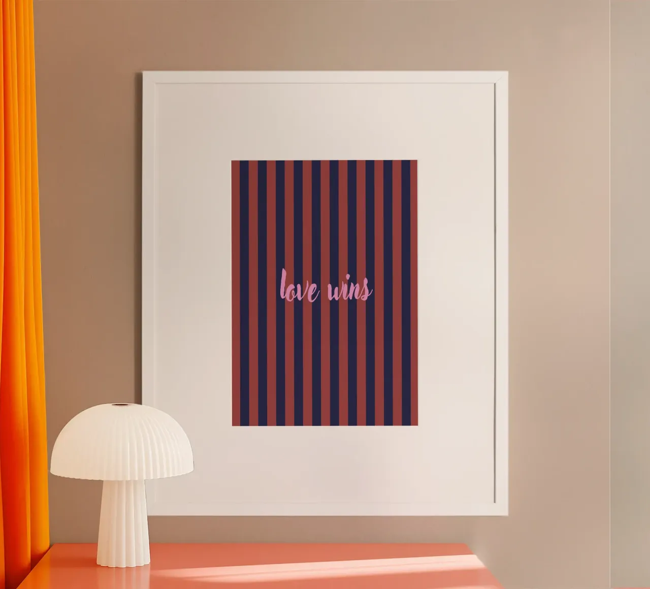 Love wins poster da Poster Print Studio
