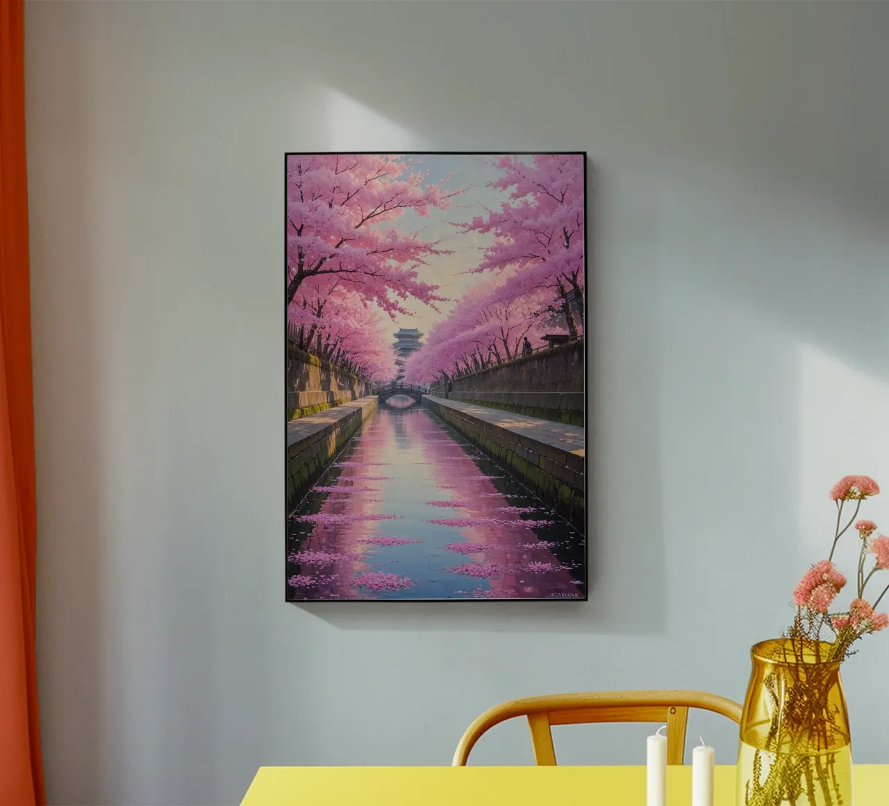 Cherry Blossom Wonderland Along the Path plexiglass da AlbertKlee