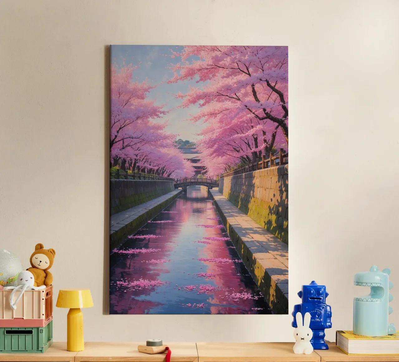 Timeless Beauty of Kyoto’s Philosopher’s Path tela con Cornice a cassetta da AlbertKlee