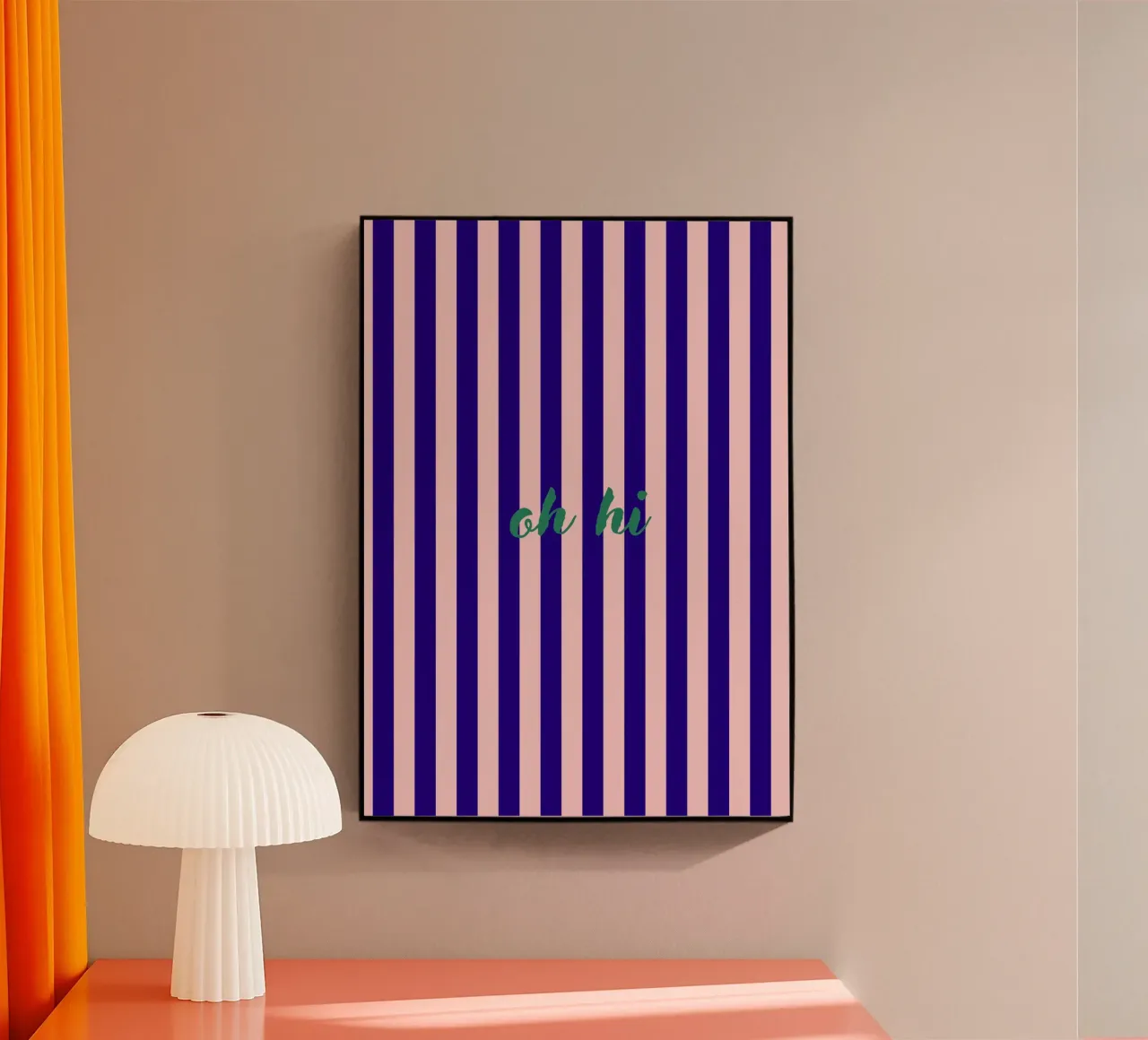 Oh hi plexiglass da Poster Print Studio