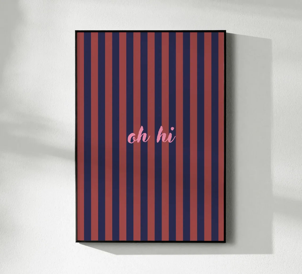 Oh hi plexiglass da Poster Print Studio