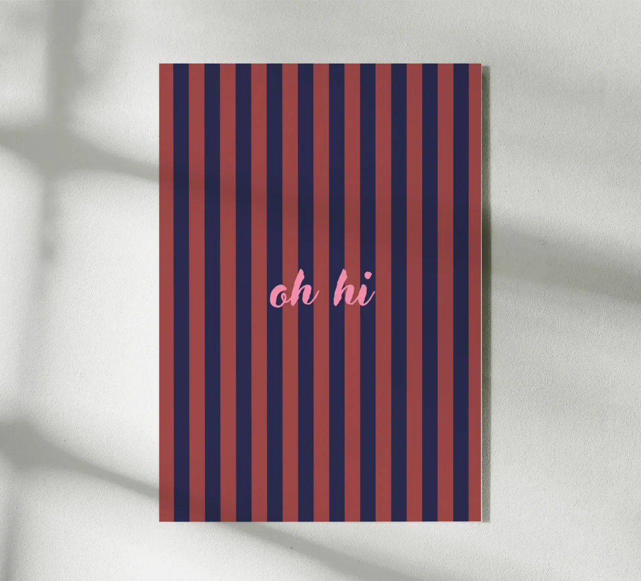 Oh hi plexiglass da Poster Print Studio