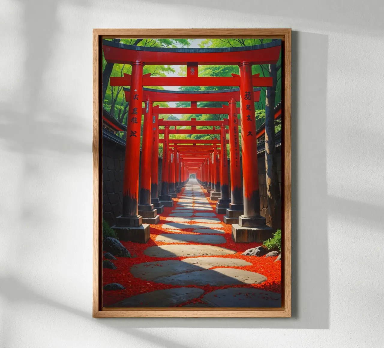 Autumn Colors at Fushimi Inari tela da AlbertKlee