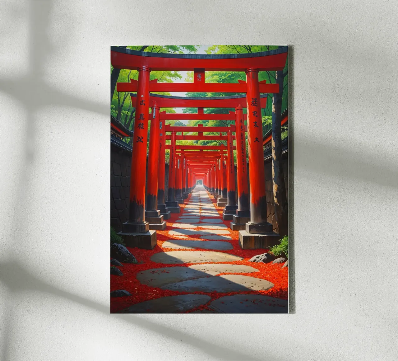 Autumn Colors at Fushimi Inari tela da AlbertKlee