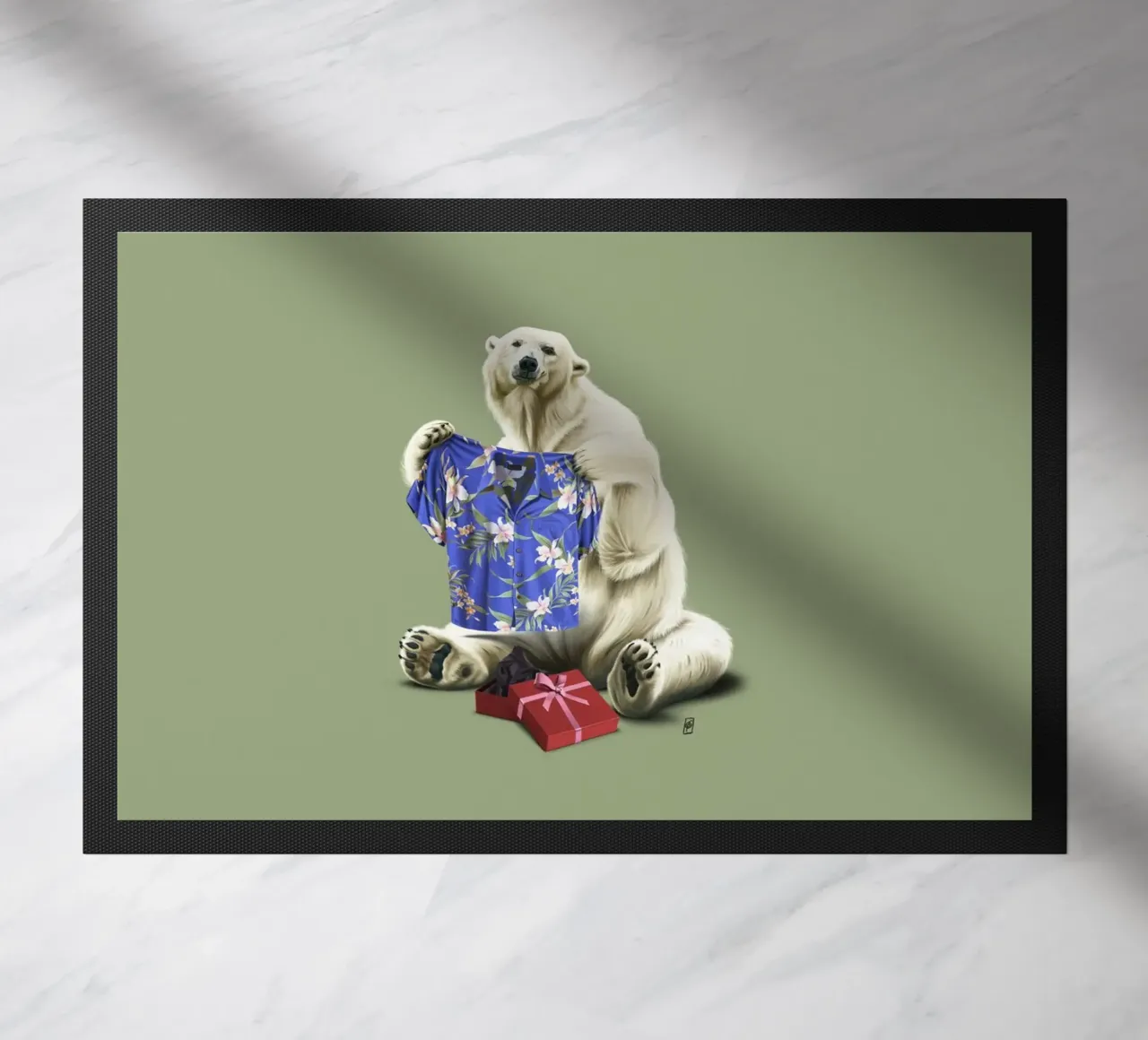 Cool! (Colour) doormat by Rob Art | Illustration