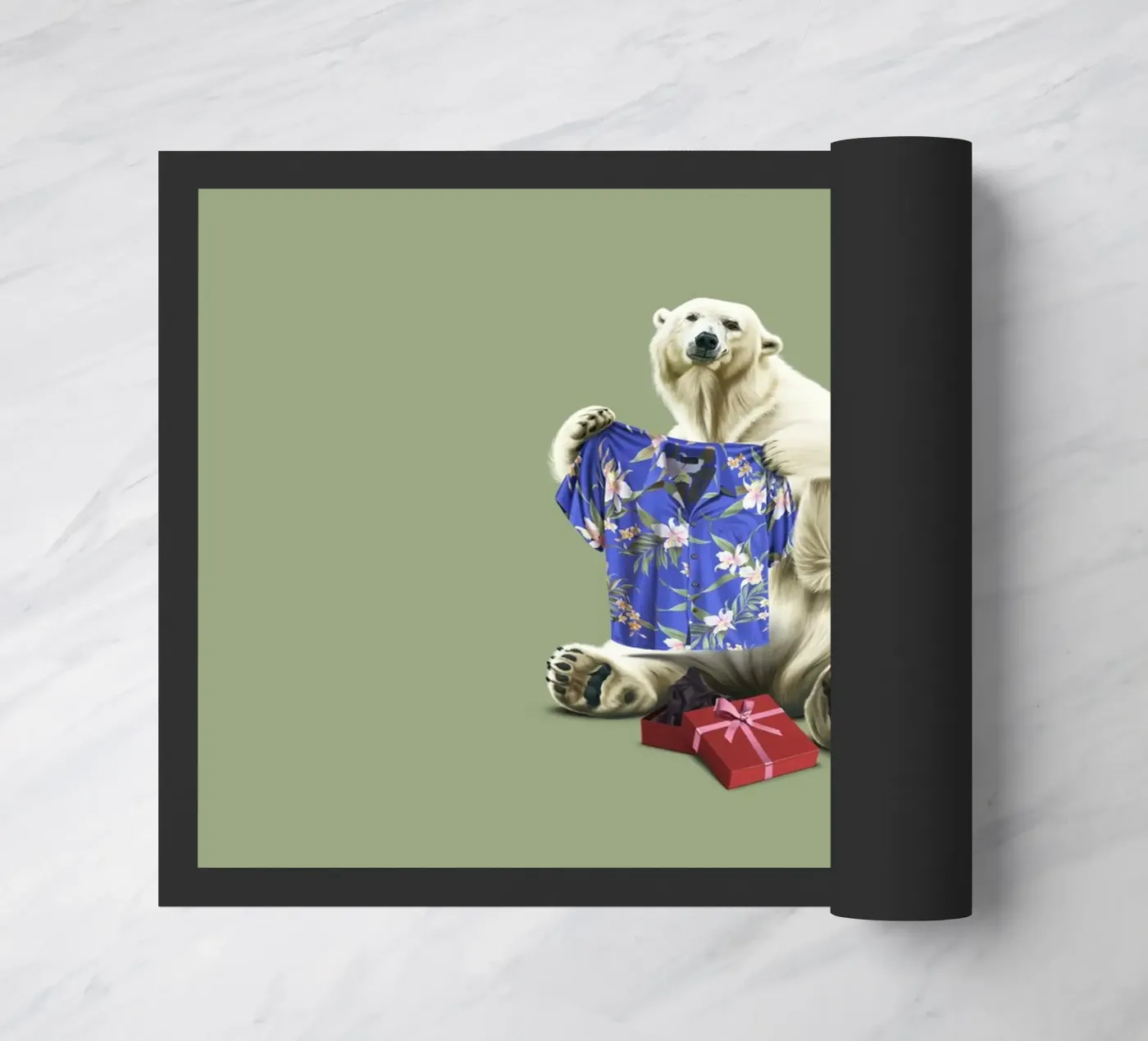 Cool! (Colour) Fußmatte von Rob Art | Illustration