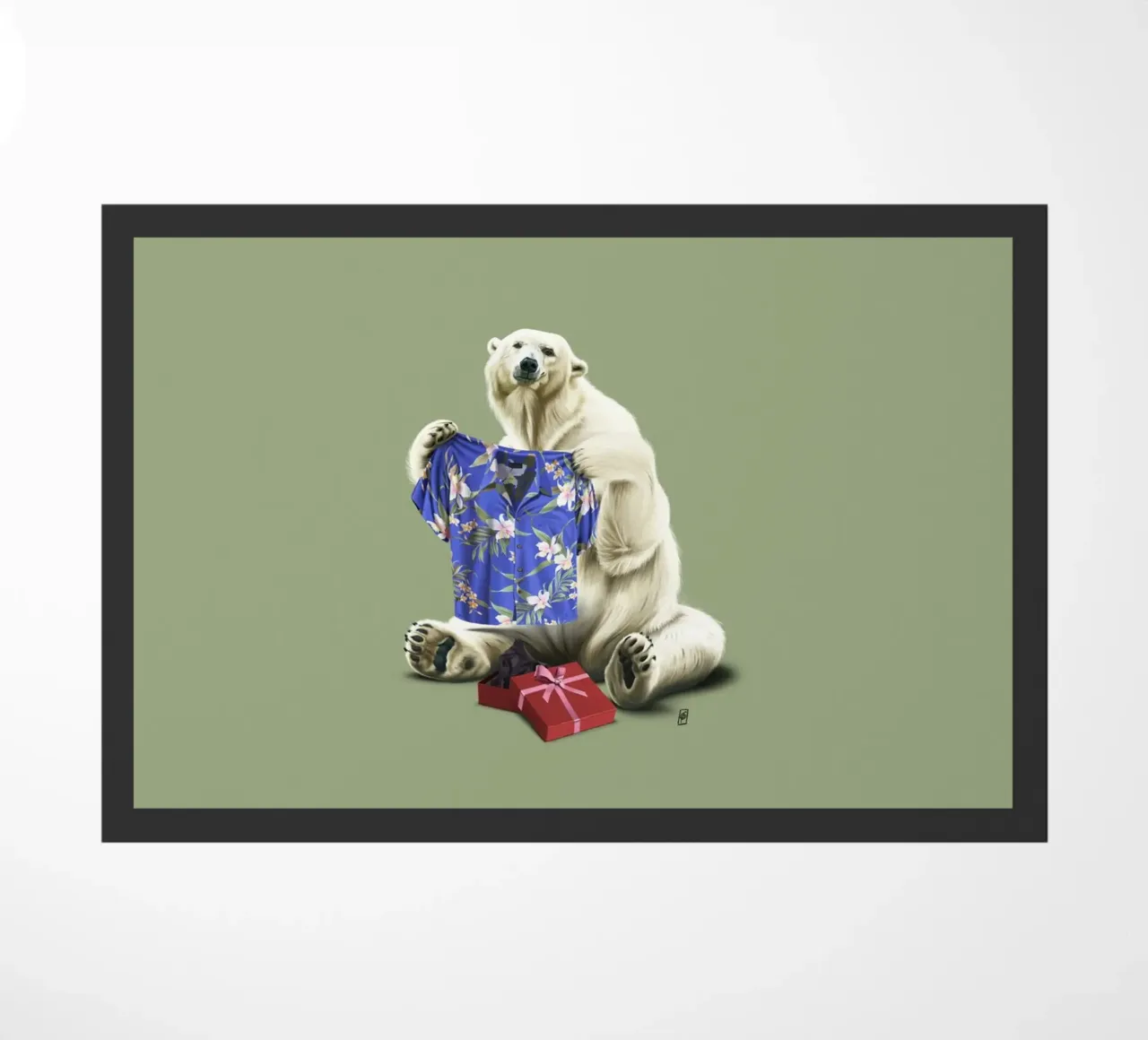 Cool! (Colour) doormat by Rob Art | Illustration