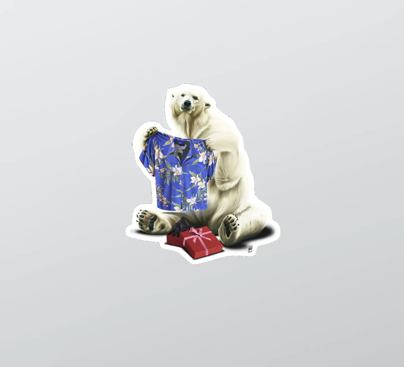 Cool! (Colour) sticker van Rob Art | Illustration