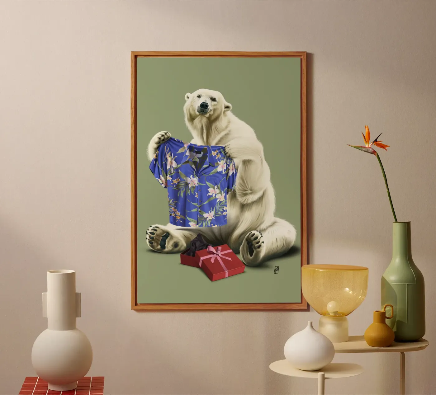 Cool! (Colour) alluminio dibond da Rob Art | Illustration