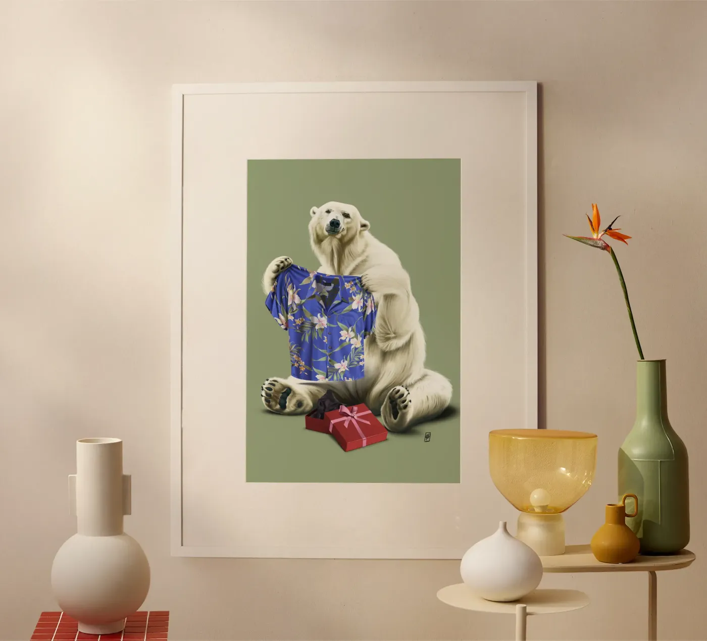 Cool! (Colour) Poster von Rob Art | Illustration