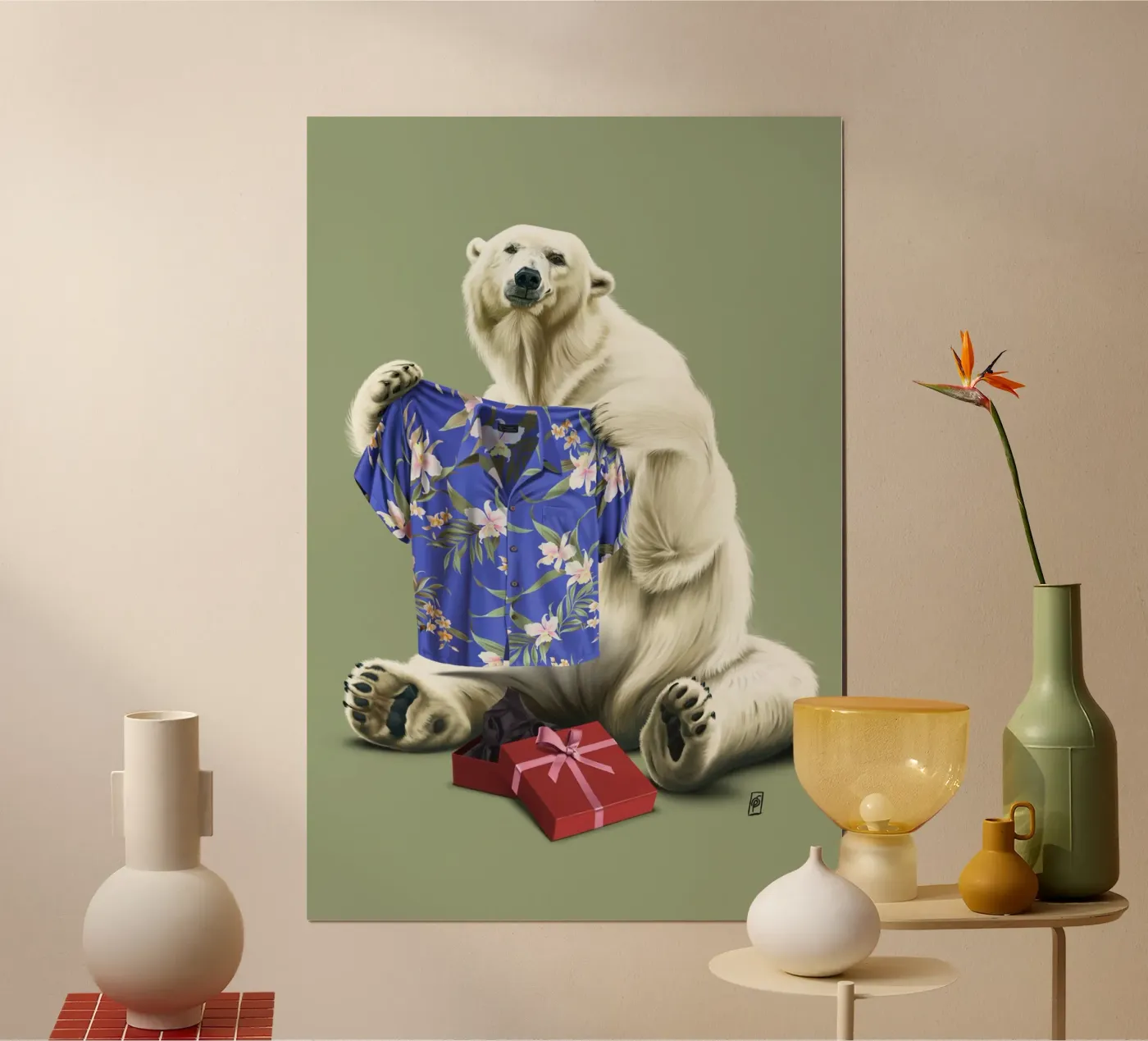 Cool! (Colour) Poster von Rob Art | Illustration