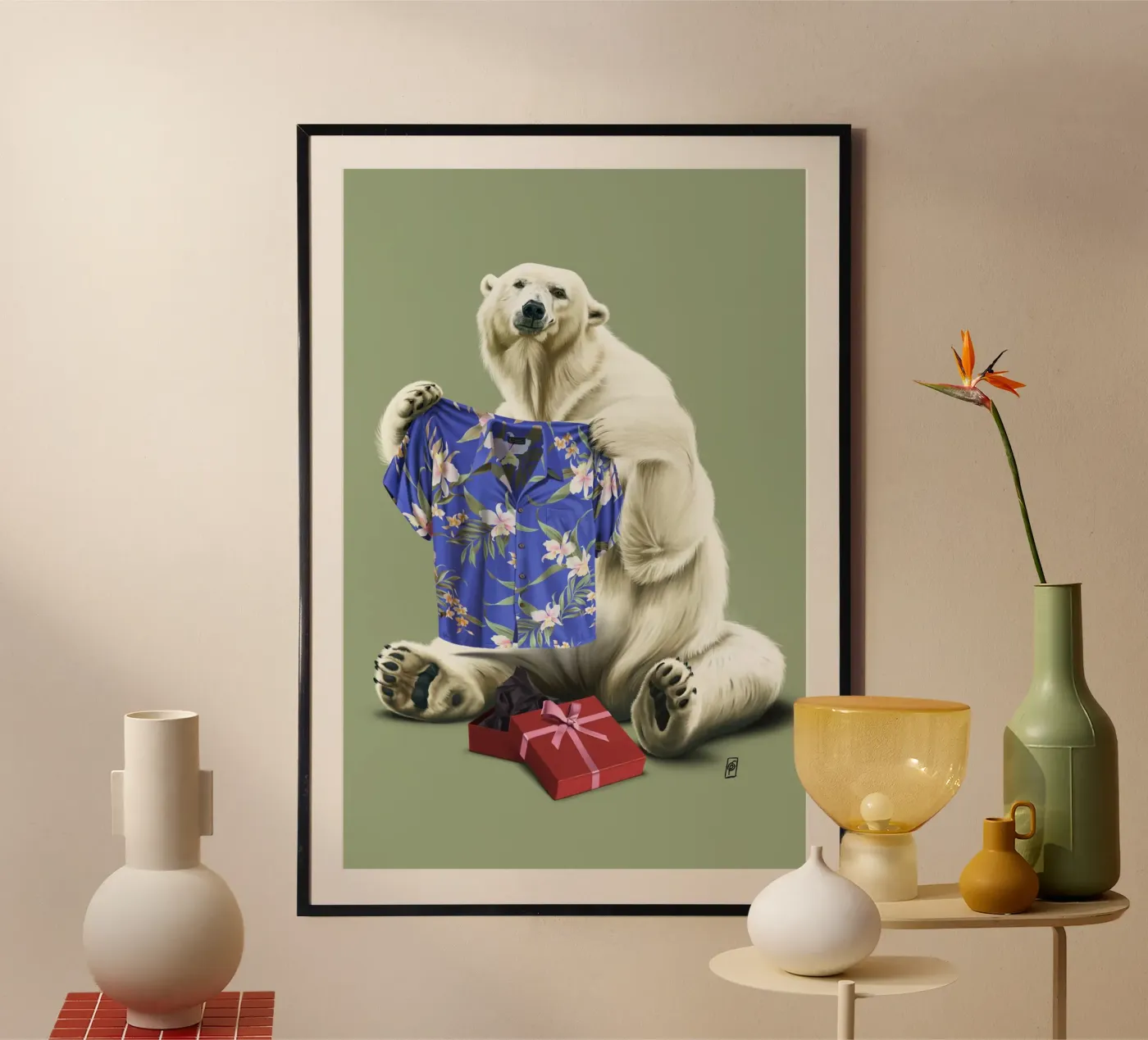 Cool! (Colour) Poster von Rob Art | Illustration