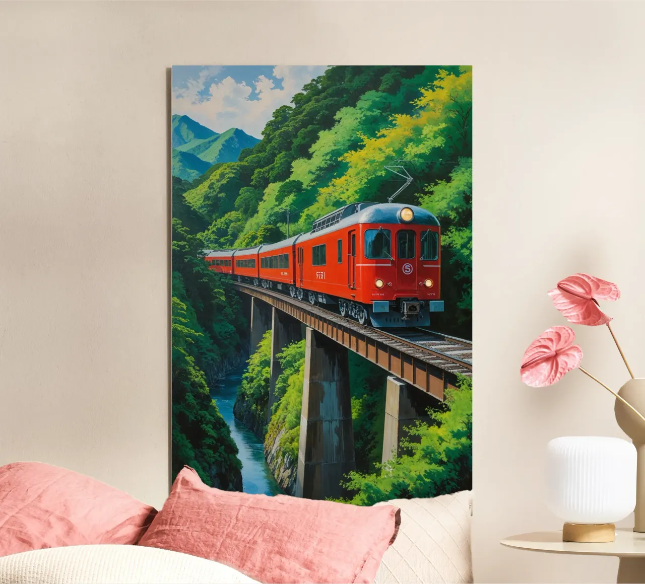 Sagano Railway’s Breathtaking Curve alluminio dibond da AlbertKlee