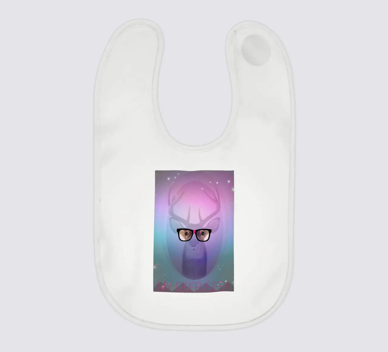 My Deer Geek bavaglino da AS Art