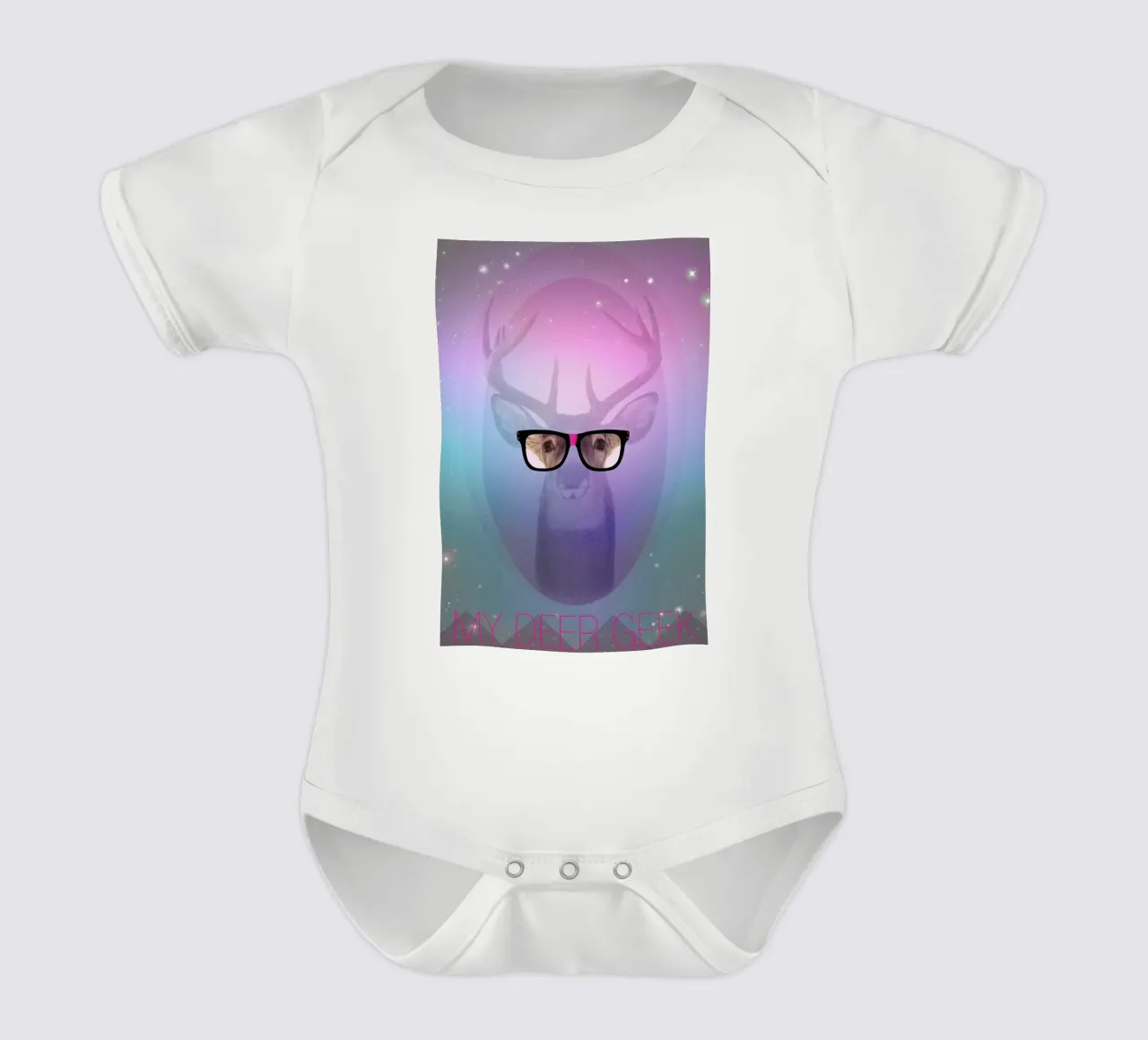 My Deer Geek body neonato maniche corte da AS Art