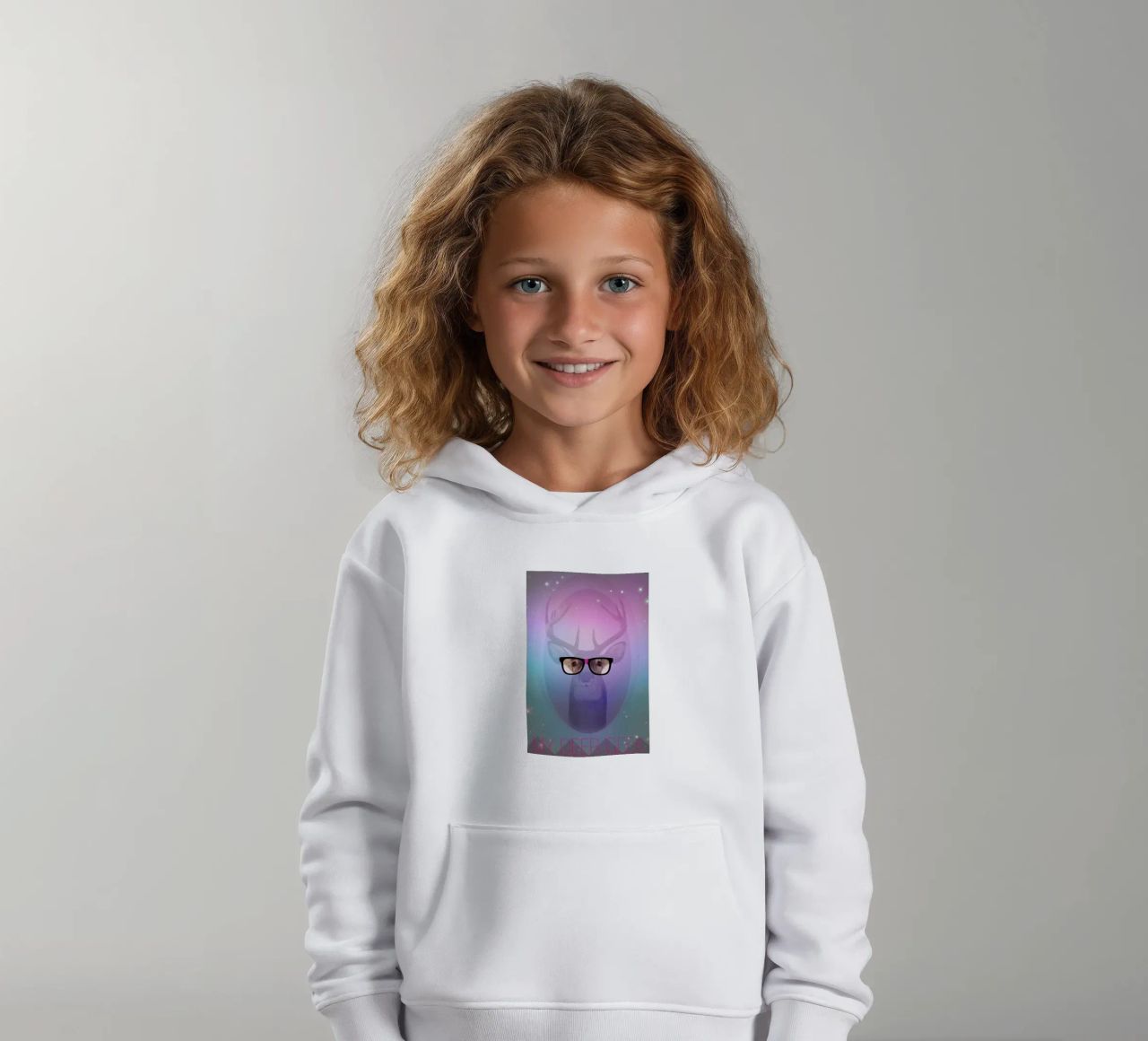My Deer Geek felpa bambino con cappuccio da AS Art