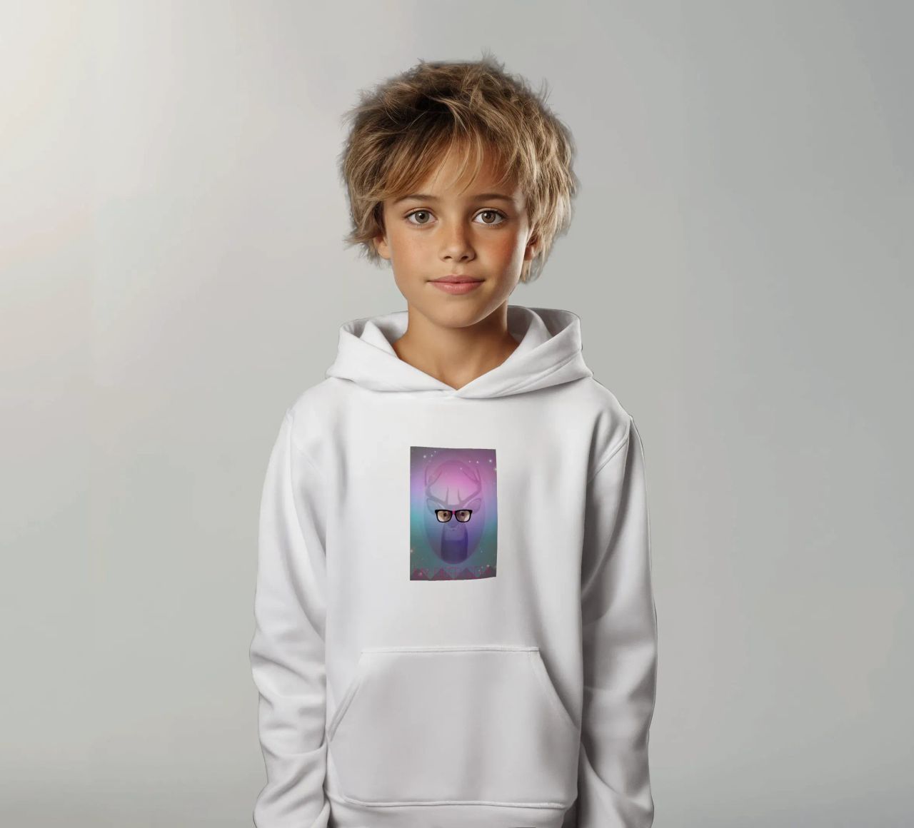 My Deer Geek felpa bambino con cappuccio da AS Art