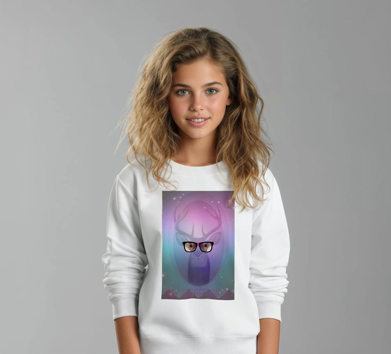 My Deer Geek felpa bambino da AS Art