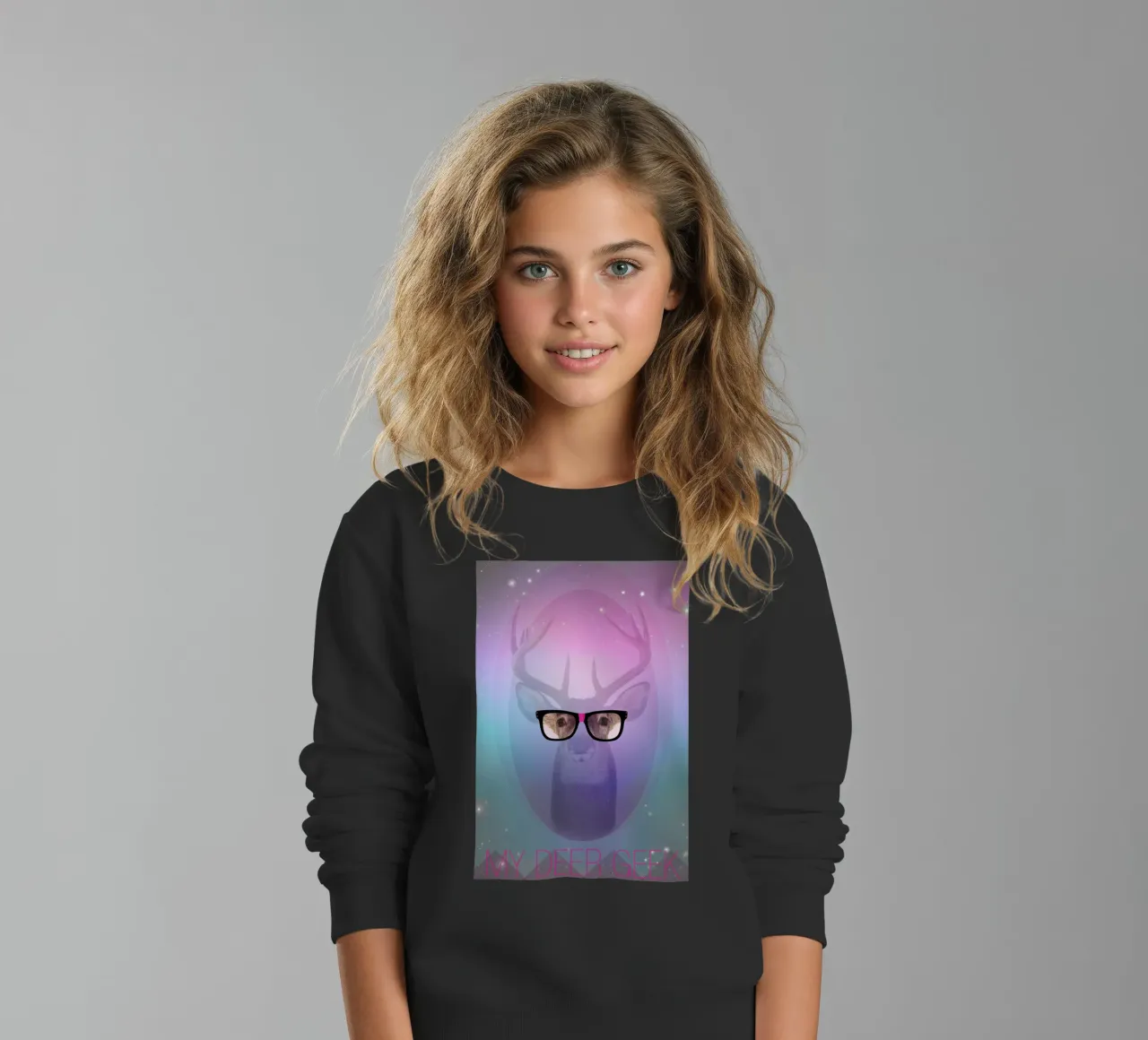 My Deer Geek felpa bambino da AS Art