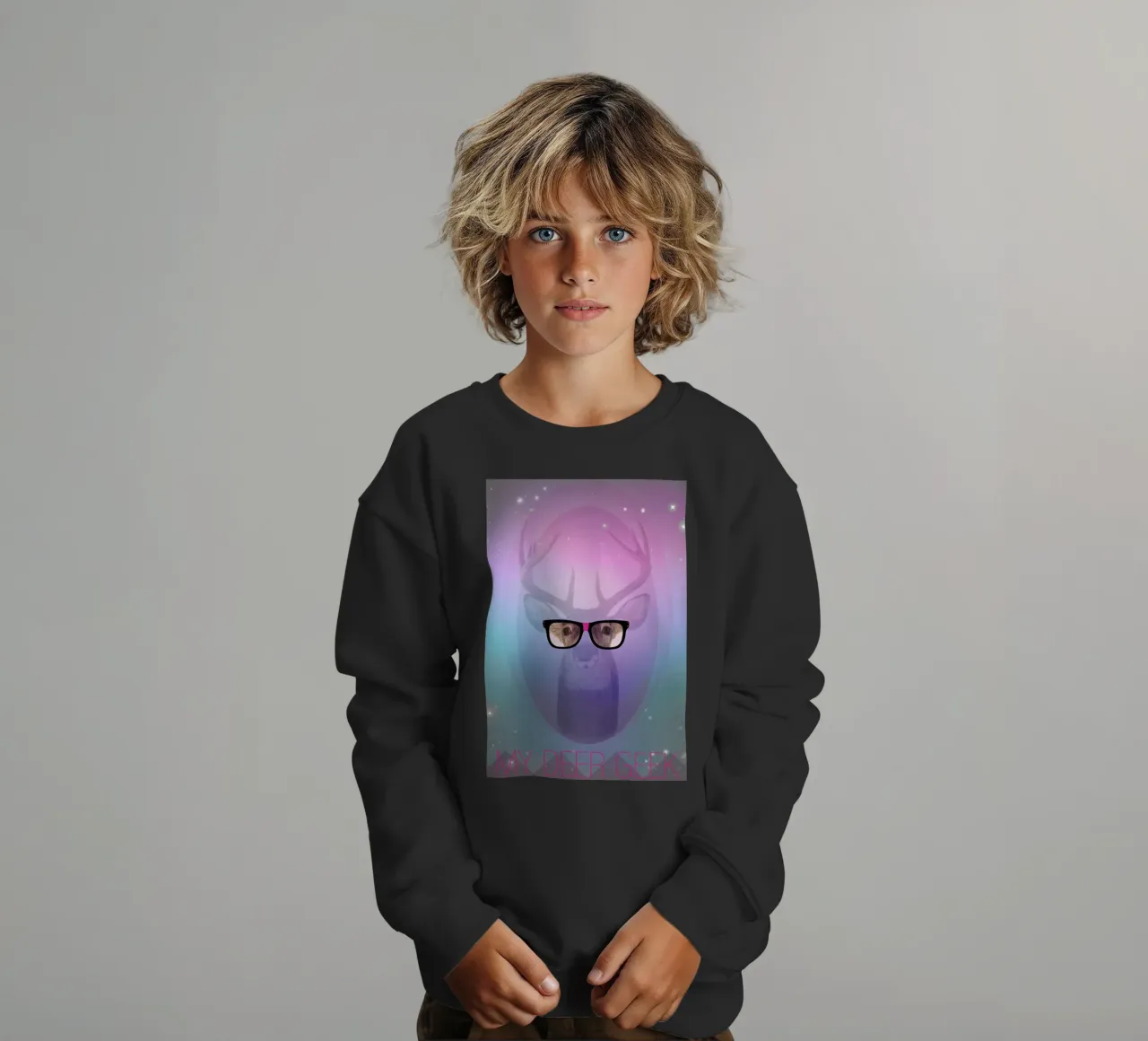 My Deer Geek felpa bambino da AS Art