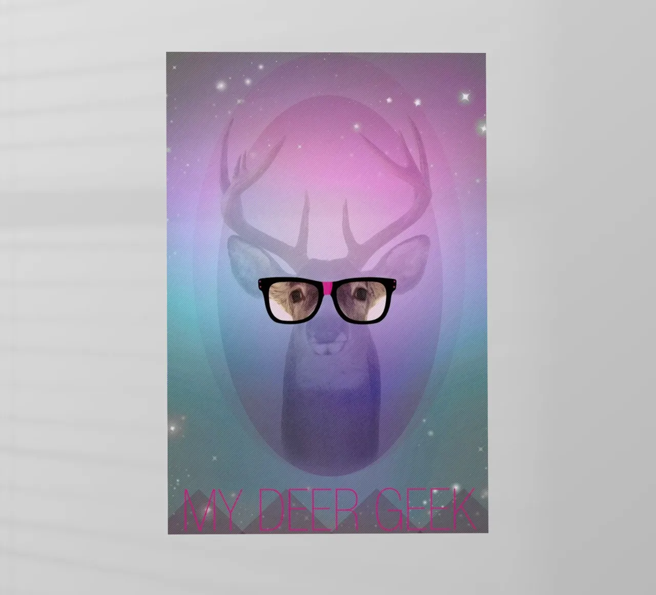 My Deer Geek pellicola backlit da AS Art