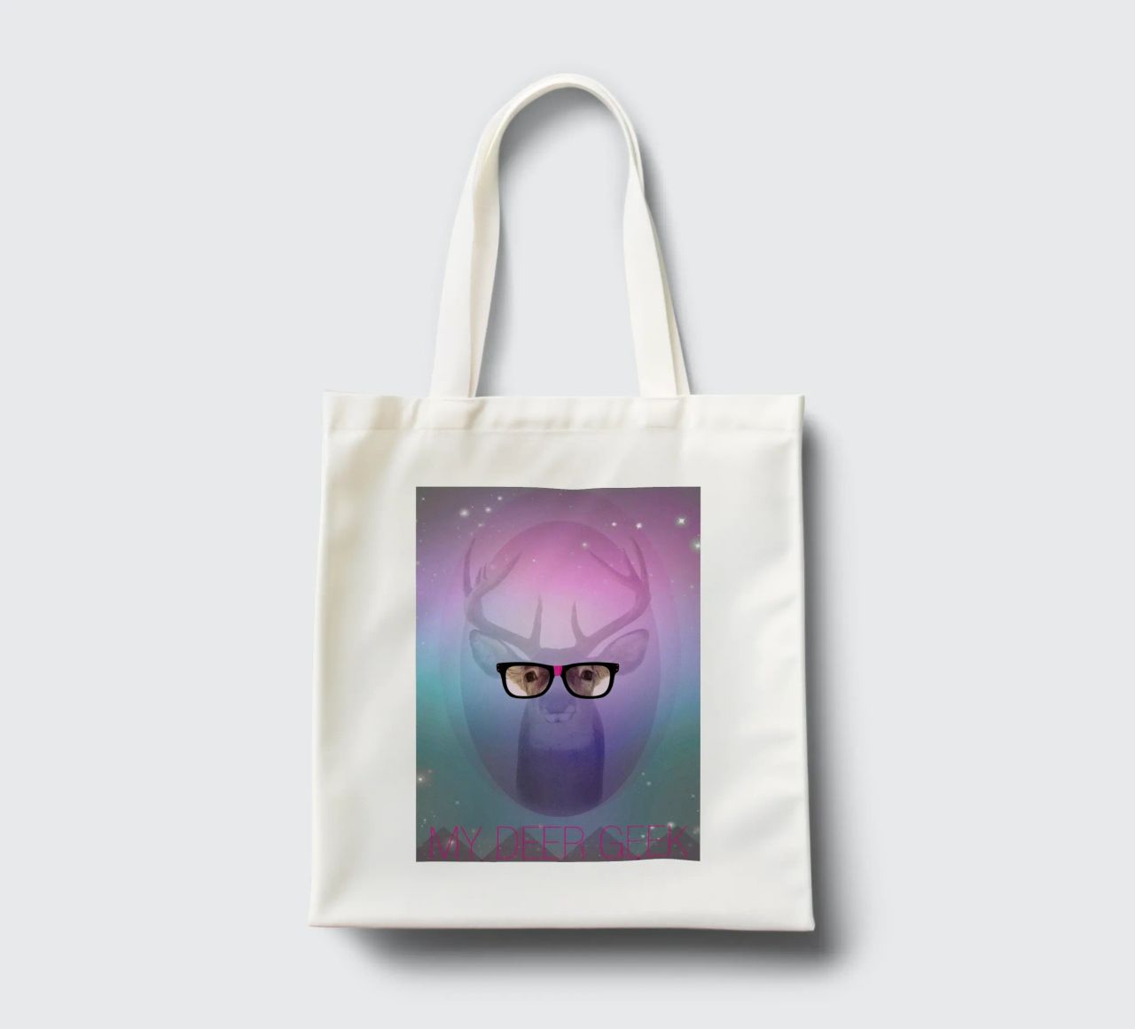My Deer Geek borsa in juta da AS Art