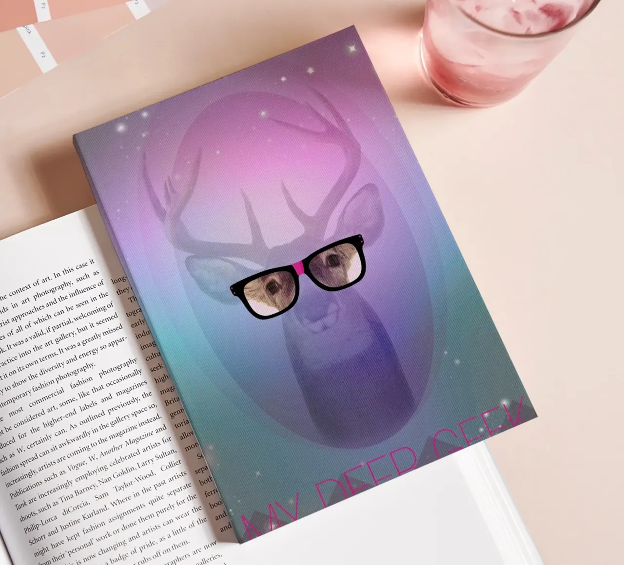 My Deer Geek notebook by AS Art