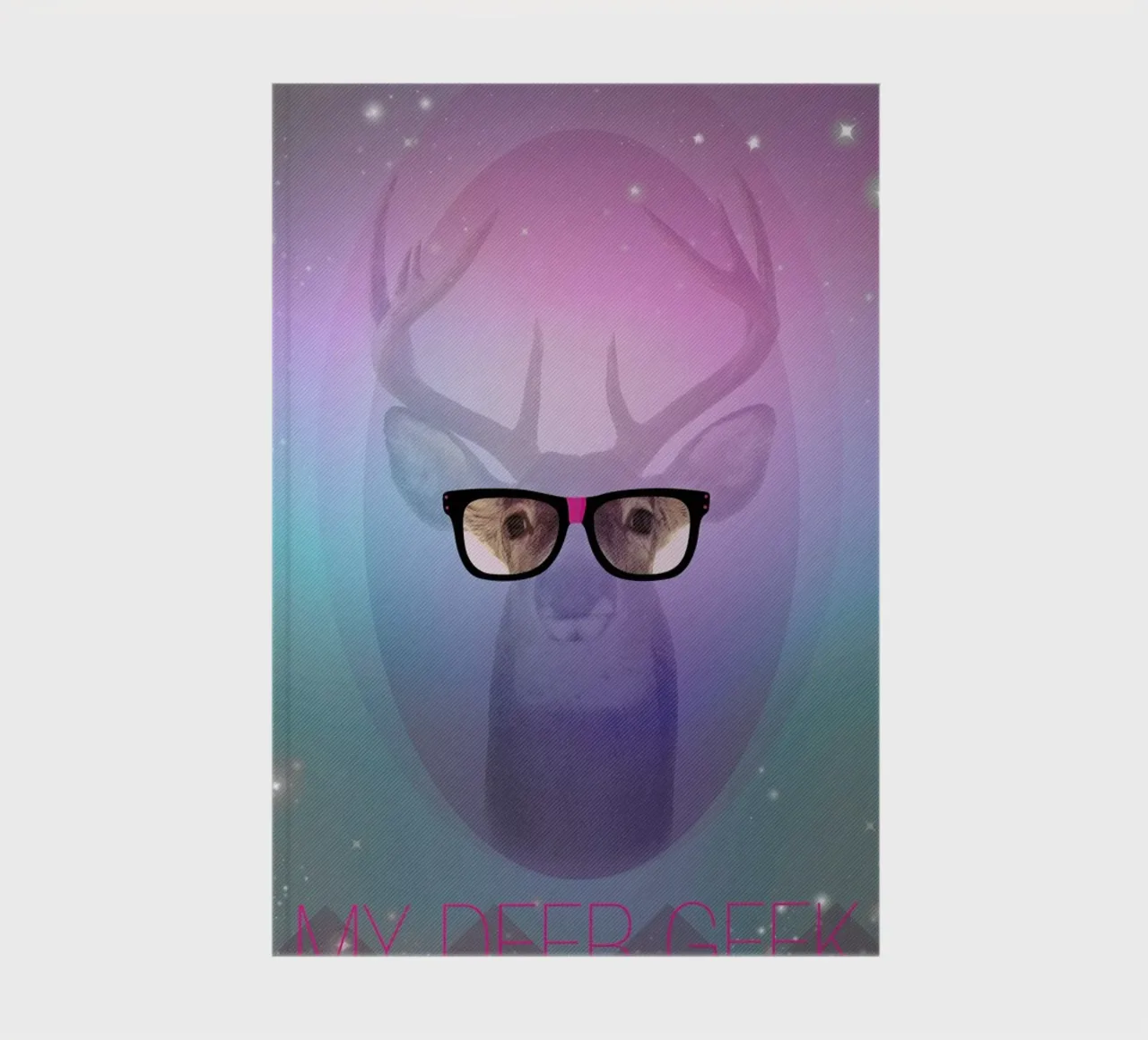 My Deer Geek notebook by AS Art
