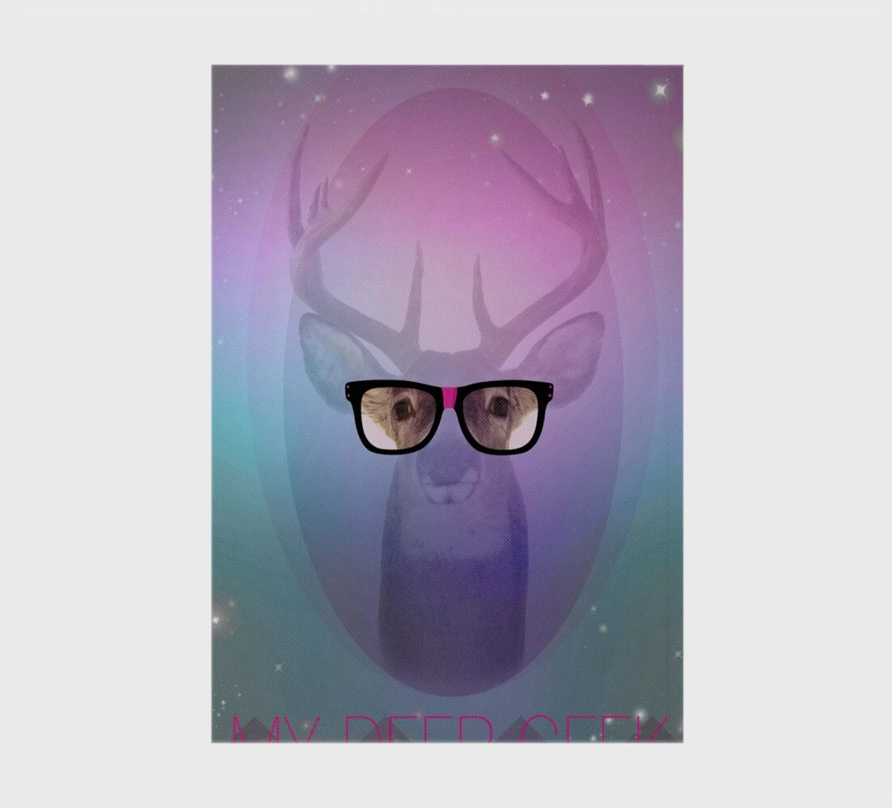 My Deer Geek notebook by AS Art