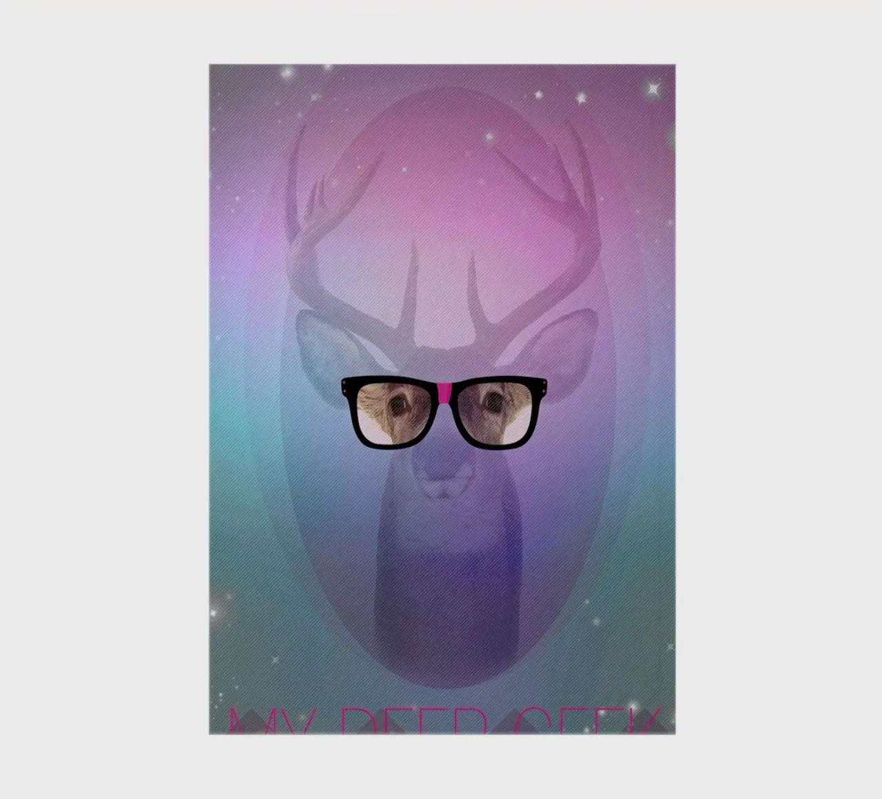 My Deer Geek notebook by AS Art