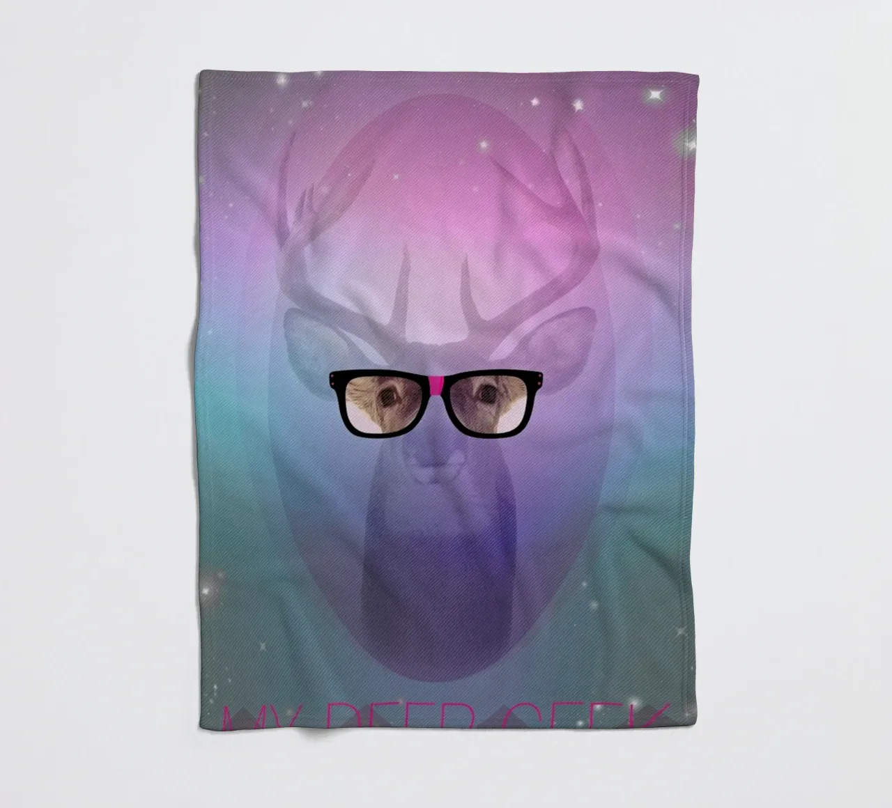 My Deer Geek coperta in pile da AS Art