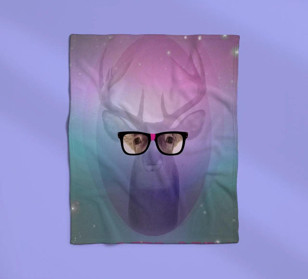 My Deer Geek Fleecedecke von AS Art